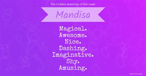 meaning of the name mandisa